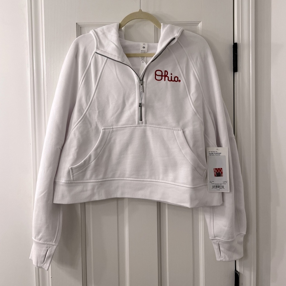Lululemon Scuba Oversized Half-Zip Hoodie (Ohio State)